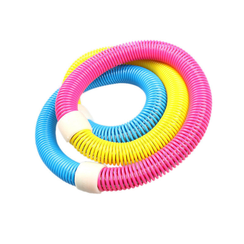 barevný fitness hula hoop pro hubnutí, ideální pro cvičení a zábavu doma