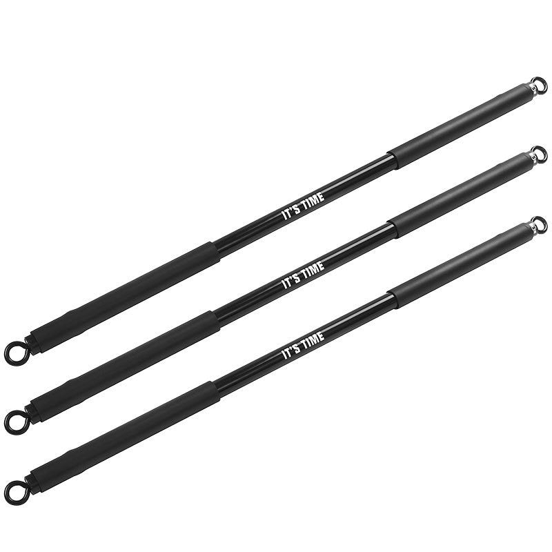 INNSTAR portable fitness push rod bar, trojice odnímatelných tyčí pro lehký bench press a pilates cvičení.