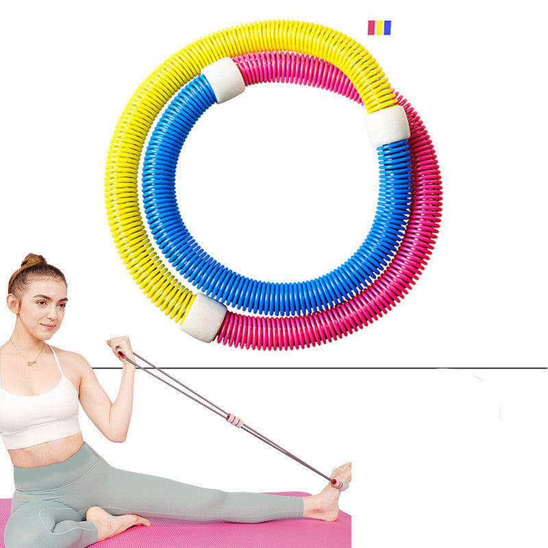fitness hoop for weight loss s barevným designem pro efektivní cvičení a zhubnutí doma.