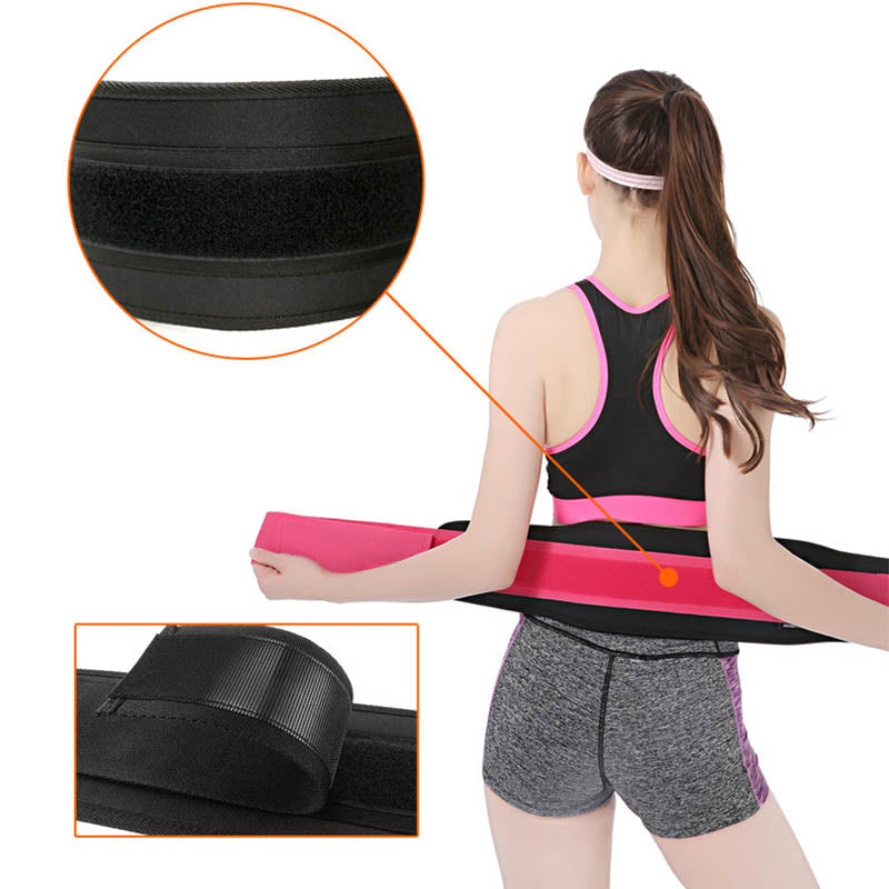 Ventilační ochrana pasu na fitness s elastickým pásem pro podporu během cvičení a sportovních aktivit.