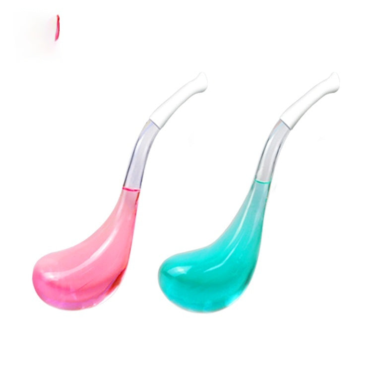  beauty spoon ice wave instrument v růžové a modré barvě pro zpevnění pleti a zmenšení opuchů.