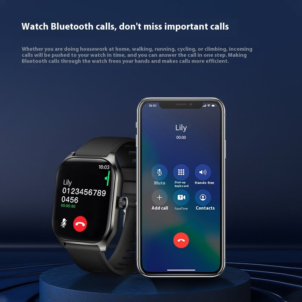 NFC sportovní chytré hodinky s funkcí Bluetooth pro přijímání hovoru a efektivní komunikaci.