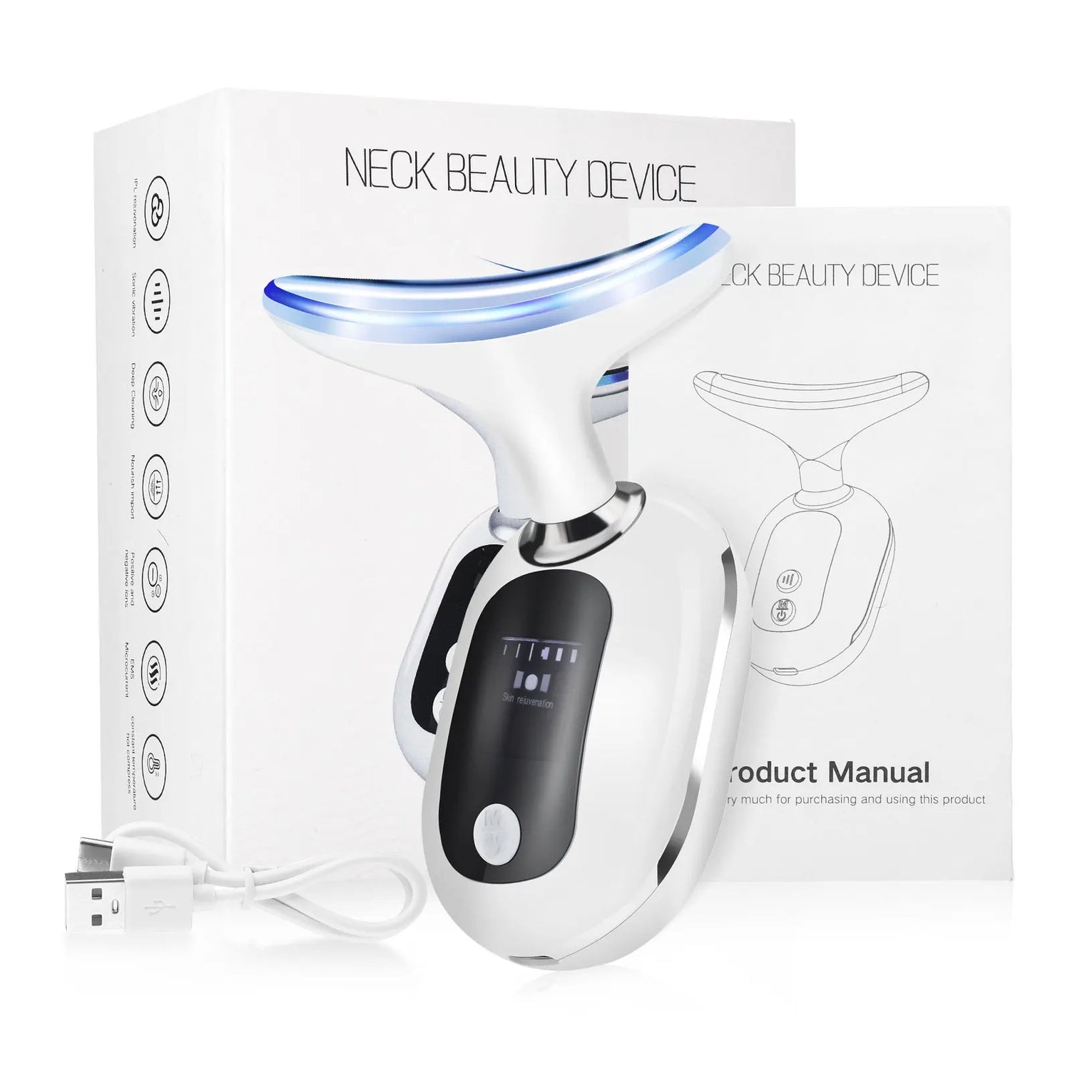 Beauty instrument for neck lifting, inovativní zařízení pro zpevnění pleti na krku.