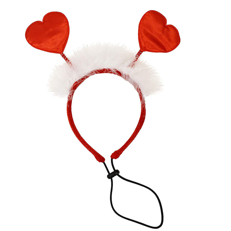 Srdíčkový obojek pro psy, ideální jako dekorace pro Valentýn. Valentine&