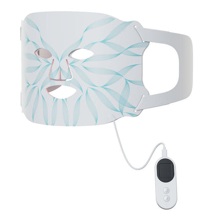 LED světelná maska na pleť s ovládacím panelem pro zlepšení zdraví pleti a omlazení