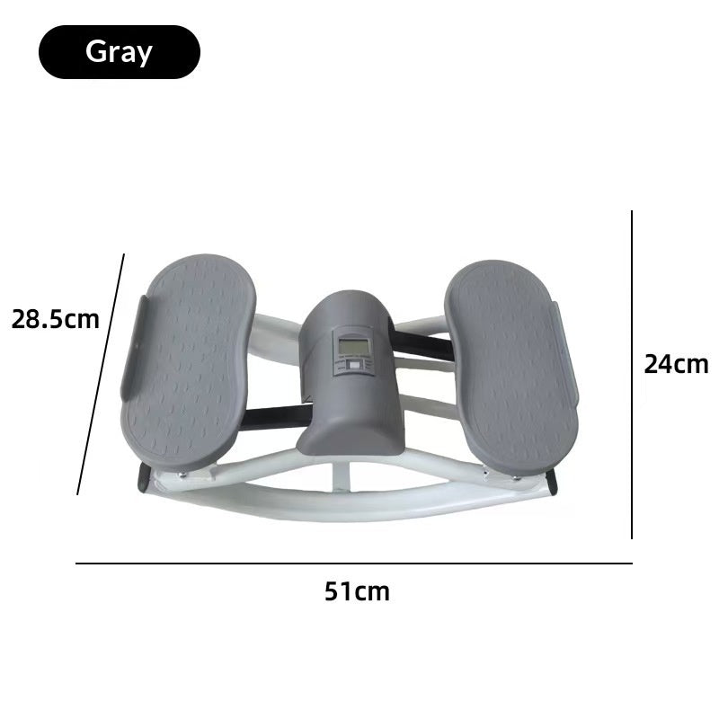 Wholesale Household Fitness Swivel Stepper, šedý s rozměry 28.5 cm x 51 cm, ideální pro domácí cvičení.
