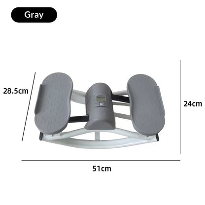 Wholesale Household Fitness Swivel Stepper, šedý s rozměry 28.5 cm x 51 cm, ideální pro domácí cvičení.