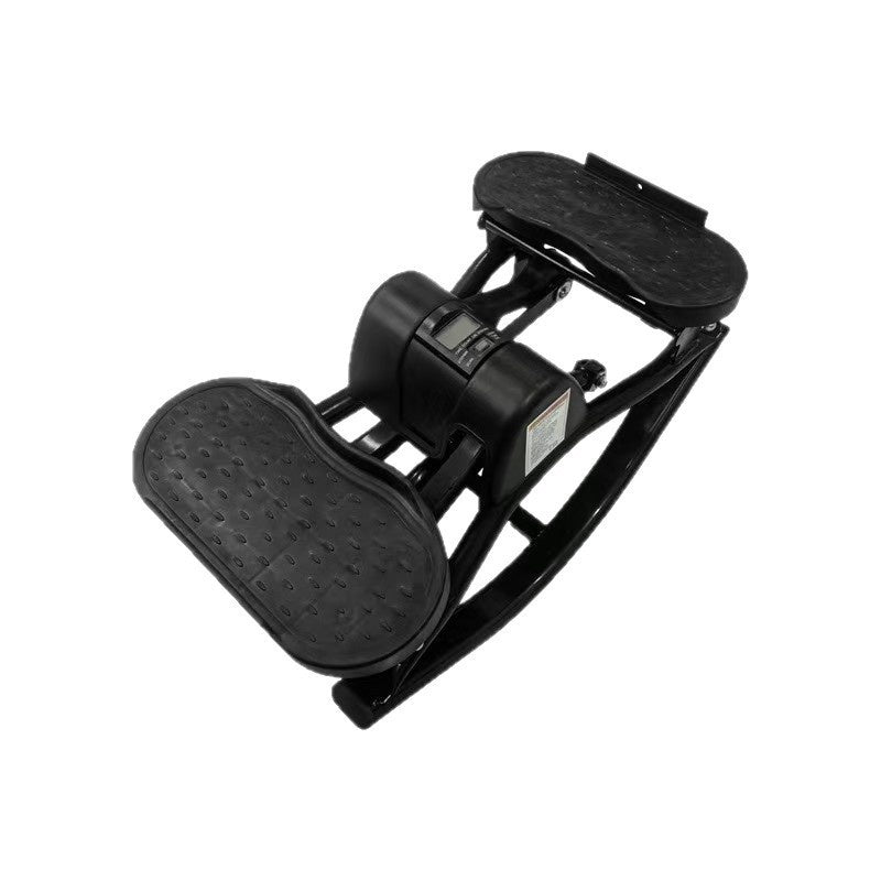 Velký černý fitness swivel stepper vhodný pro domácí cvičení a posilování, wholesale fitness swivel stepper